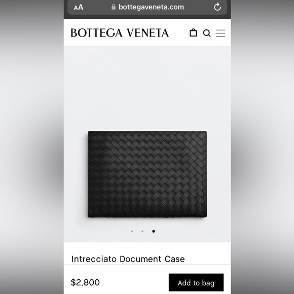 Bottega Veneta bag | laptop | tablet | Intrecciato Document Case - Picture 11 of 12